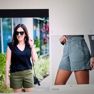 Spanx Stretch Twill Shorts